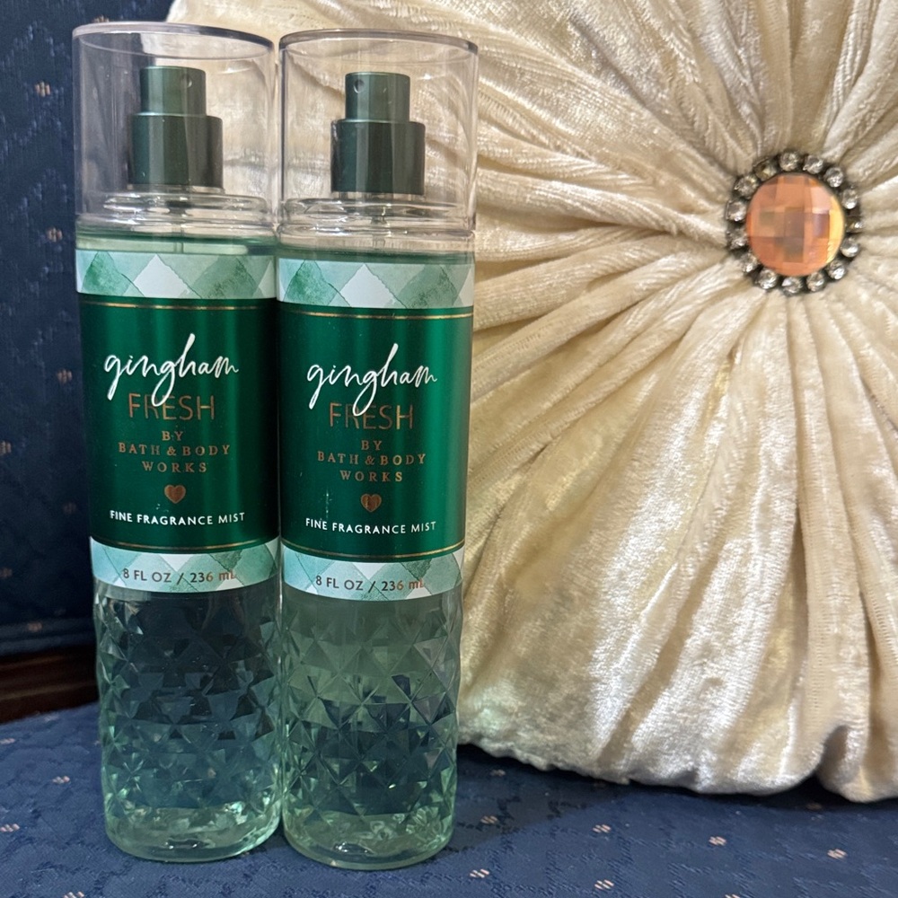 Bath & Body Works Gingham Fresh Fragrance Mist - Emerald Green - Picture 1 of 1
